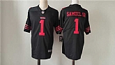 Men's San Francisco 49ers #1 Deebo Samuel Black Vapor Untouchable Limited Jersey,baseball caps,new era cap wholesale,wholesale hats